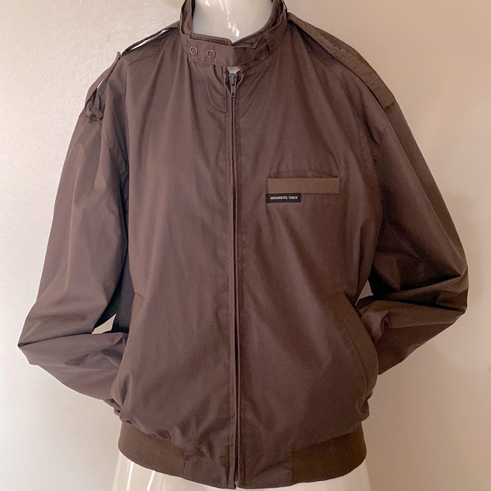 1980s Members Only Vintage Bomber Jacket